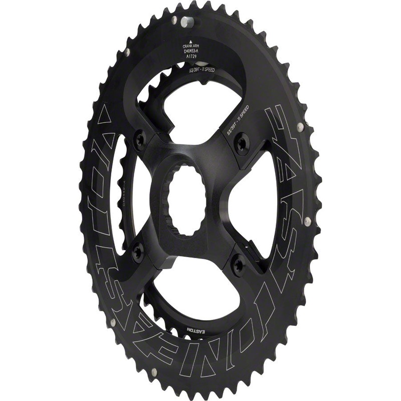 Easton CINCH Spider and Chainring Assembly for EC90 SL Crank – 50/34t, 11-Speed, Black