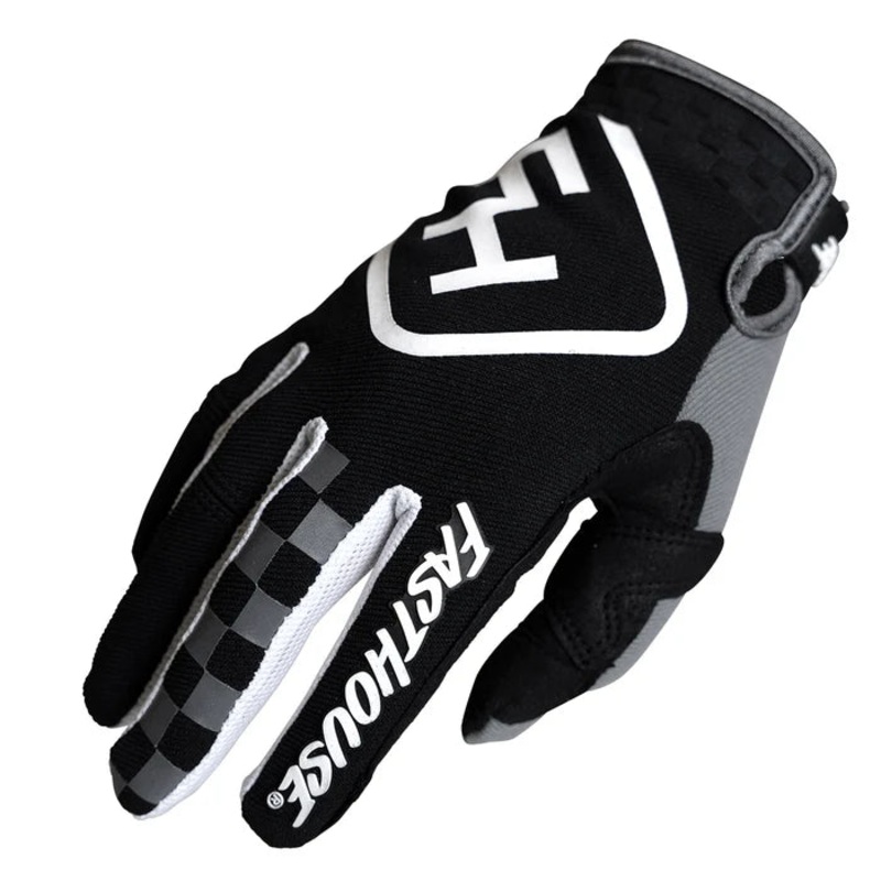 Fasthouse Speed Style Legacy Glove – Youth – Black-Gray Black – Gray Medium