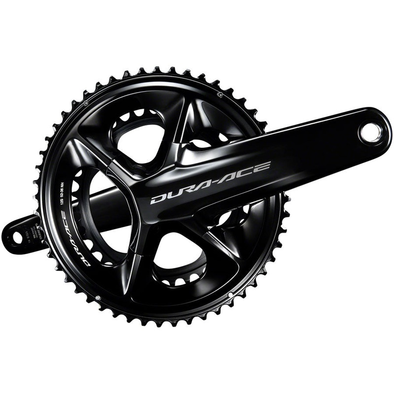 Shimano Dura-Ace FC-R9200 Crankset – 172.5mm, 12-Speed, 50/34t, Hollowtech II Spindle Interface, Black