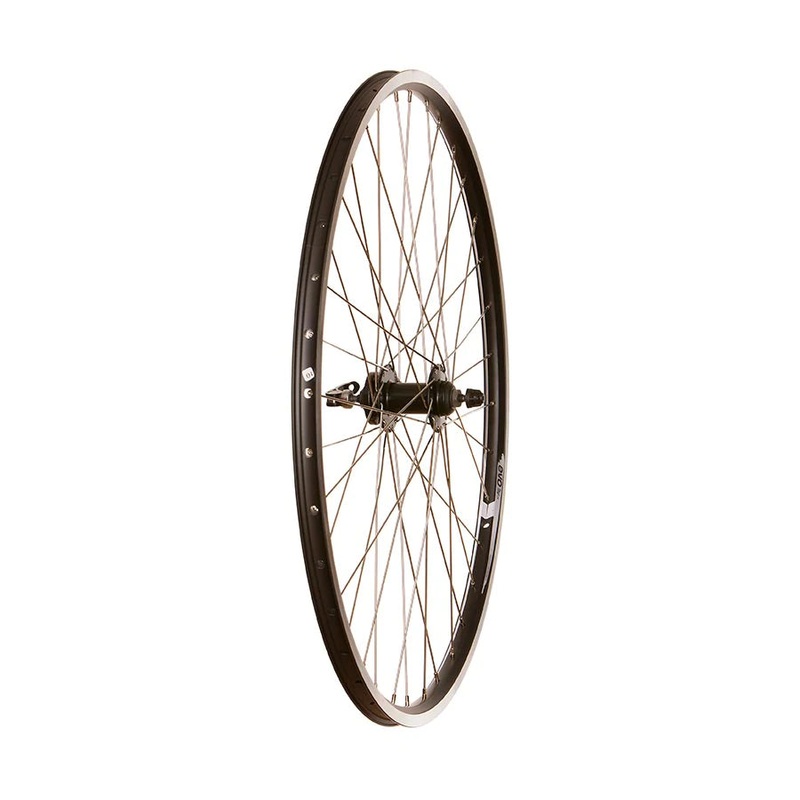 Wheel Shop Evo Tour 19 27.5″ MTB Wheel – Front Black 100mmQR 36h – 6-Bolt Disc