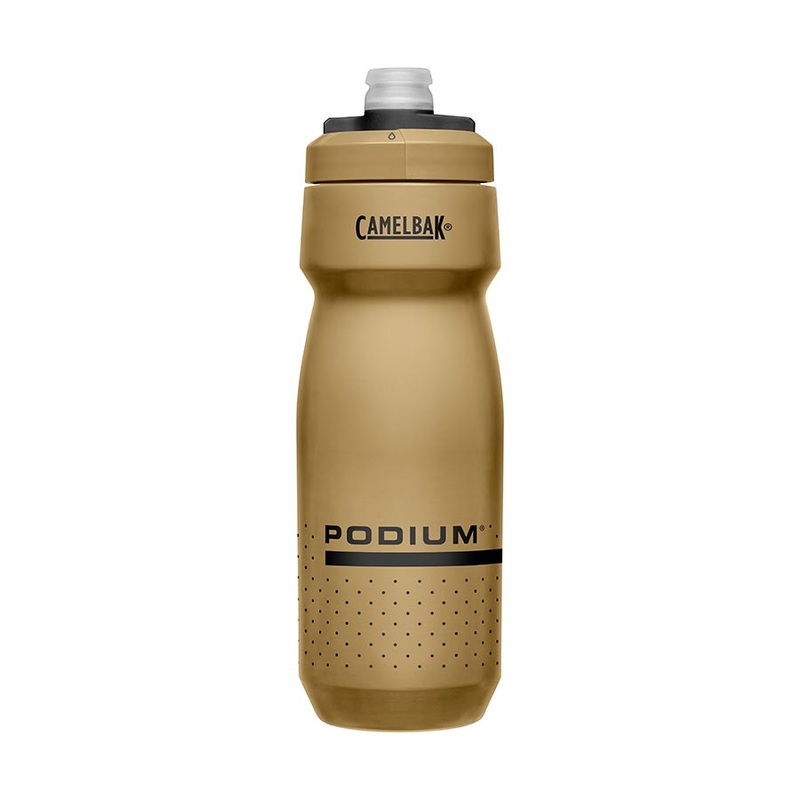 Camelbak Podium 24oz Water Bottles  Leak-Proof, BPA-Free Cycling Bottles with Hydroguard Technology, Multiple Colors, Ergonomic Design Gold