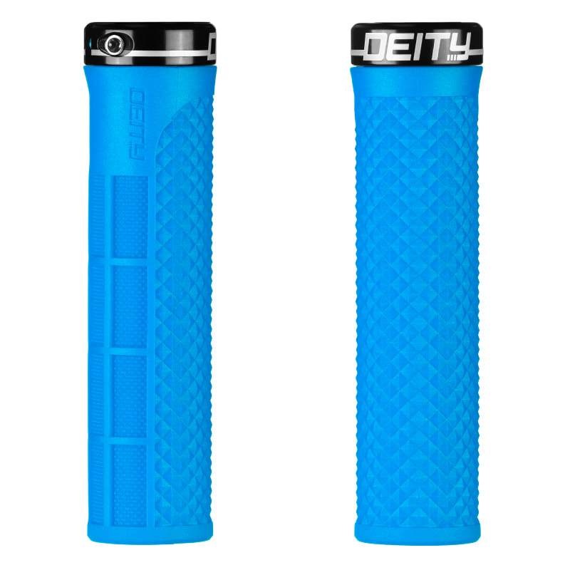 Deity Components LockJaw Grips – Blue Blue