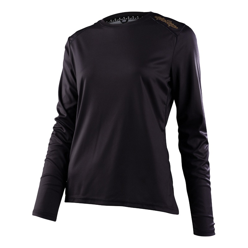 Troy Lee Designs Lilium Long Sleeve MTB Jersey – Womens – Black – 2023 Black X-Small