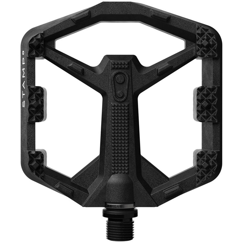 Crankbrothers Stamp 0 Pedals – Platform, Aluminum, 9/16″, Black, Small
