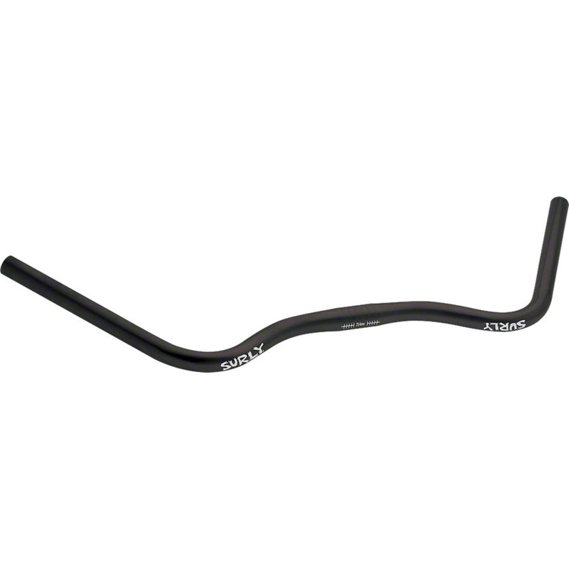 Surly Open Bar Handlebar – 25.4mm Clamp 666mm Width 40mm Rise Chromoly Black