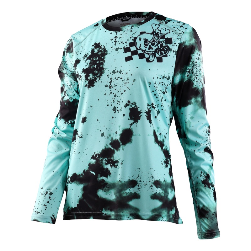 Troy Lee Designs Lilium Long Sleeve MTB Jersey – Womens – Micayla Gatto – Mist Mist X-Small