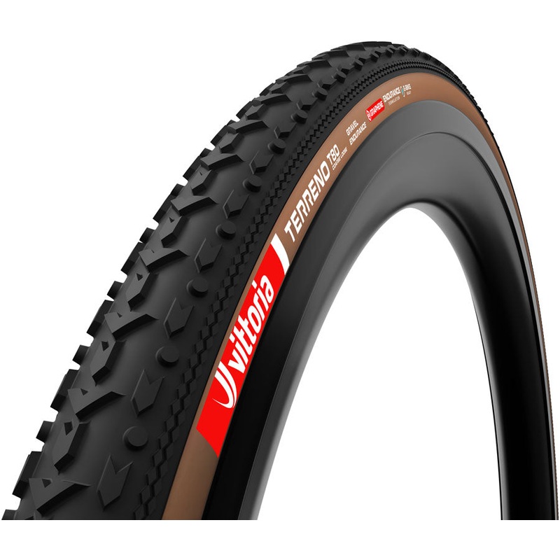 Vittoria Terreno T80 Coarse Loose Tire – 700 x 45, Tubeless, Folding, Black/Brown, Gravel Endurance, Graphene, G2.0