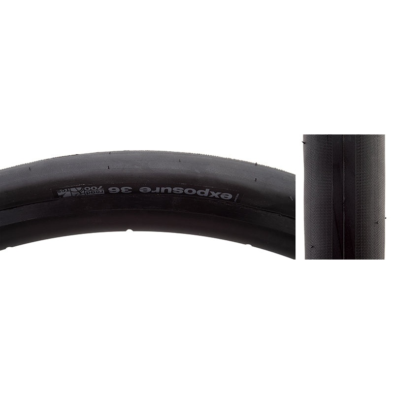 WTB Exposure Tire – 700 x 36 TCS Tubeless Folding Black