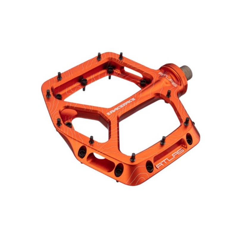 Race Face Atlas Flat Pedals – Orange Orange