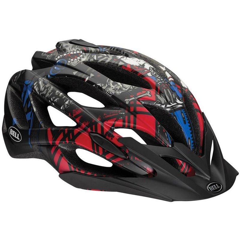 Bell Sequence MTB Helmet – Matt Red-Blue Jimbo Matt Red – Blue Jimbo Medium