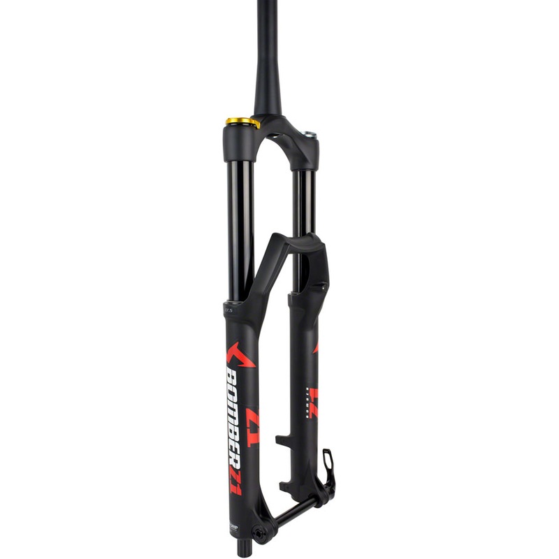 Marzocchi Bomber Z1 Suspension Fork – 27.5″, 170 mm, 15 x110 mm, 44 mm Offset, Matte Black, GRIP, Sweep Adjust