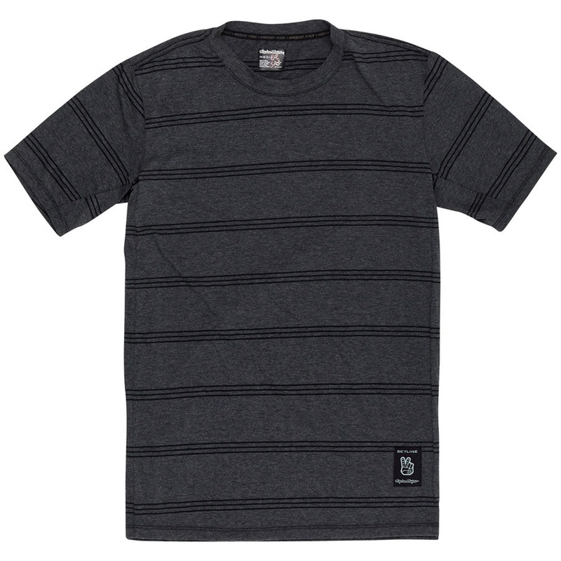 Troy Lee Designs Skyline Short Sleeve Ride Tee  Washed Out Dark Cloud, Large