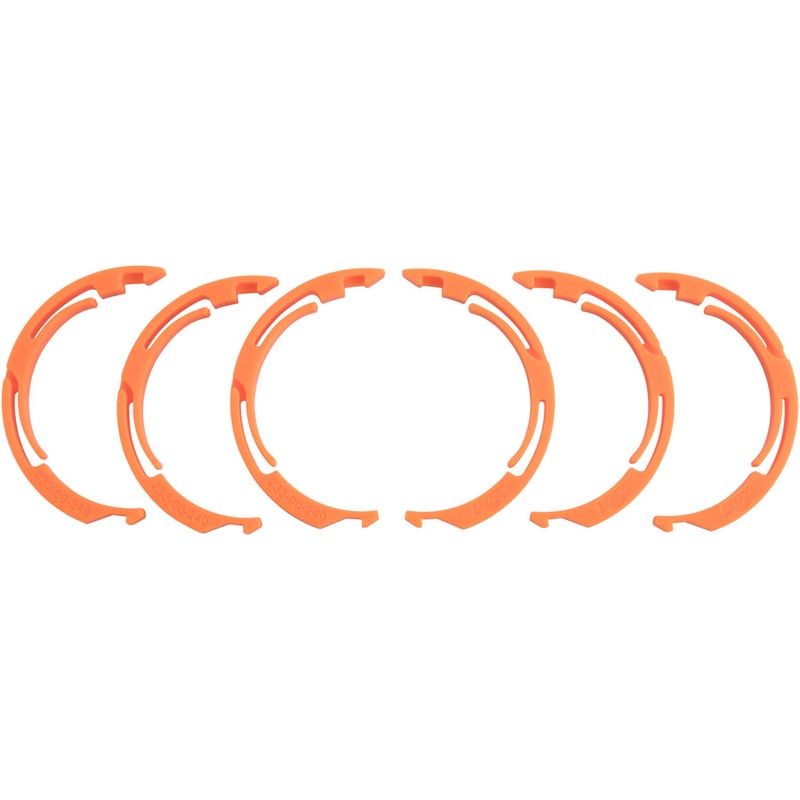 Fox Float X2 Volume Spacer Kit 3 Pairs Clip-in Plastic 0.25 Inch Volume Tuning