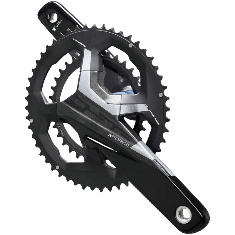 FSA K-Force Crankset 2x 52/36T Chainrings 172.5mm Arm Length 110BCD 386EVO Spindle  BLK