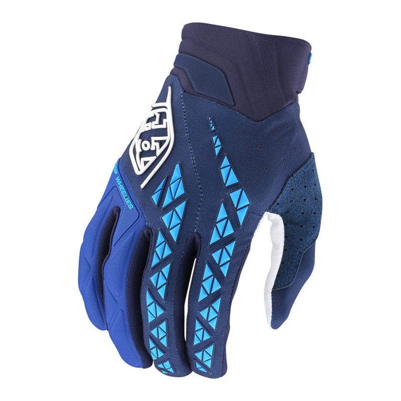 Troy Lee Designs SE Pro MTB Glove – Navy-Cyan Navy – Cyan Small