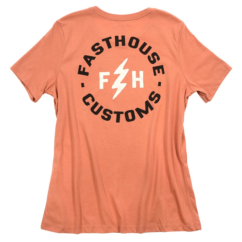 Fasthouse Easy Rider Tee – Womens – Terracotta Terracotta Small