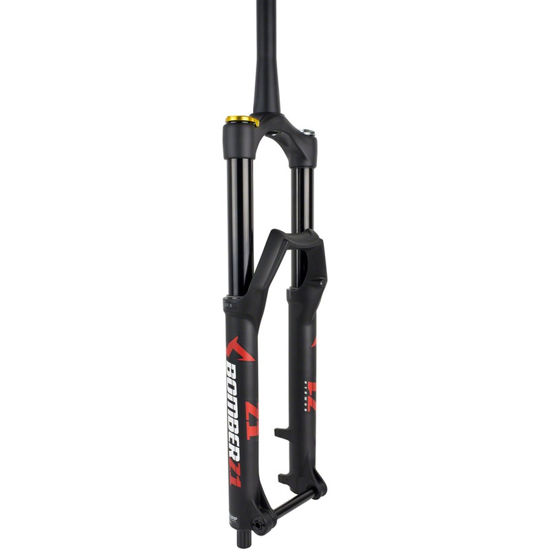 Marzocchi Bomber Z1 Suspension Fork – 27.5″, 180 mm, 15 x 110 mm, 44 mm Offset, Black, GRIP, Sweep Adjust, Kabolt