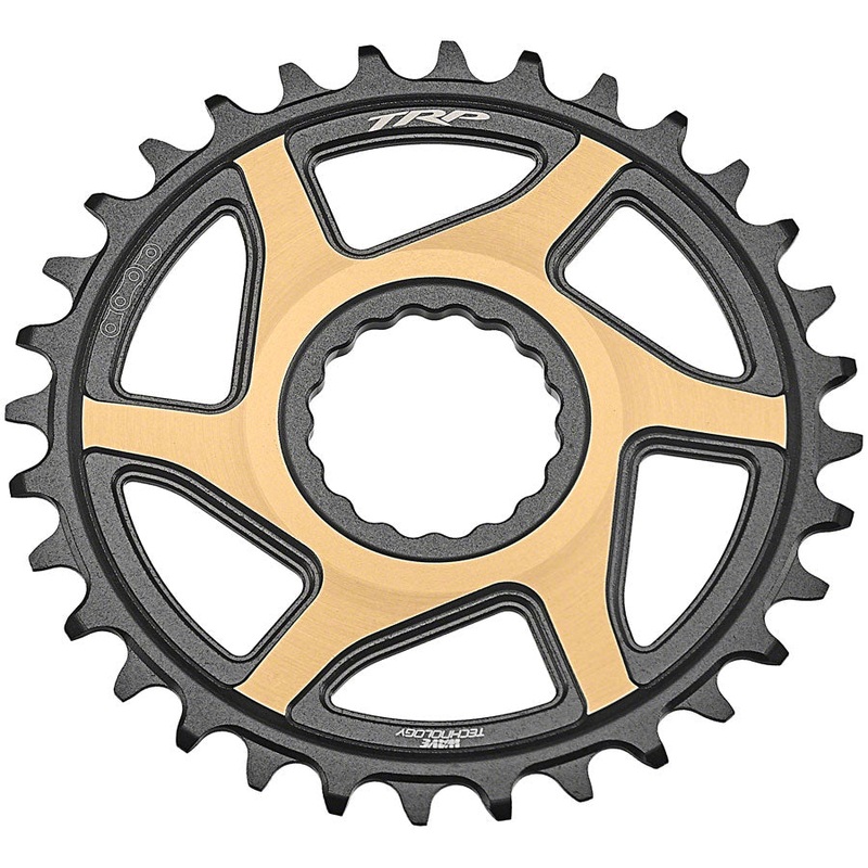 TRP CR-M9050 Boost Direct Mount Chainring – 30t, 12-Speed, CINCH Mount, 3mm Offset, 7075-T6 Aluminum, Sandblasted