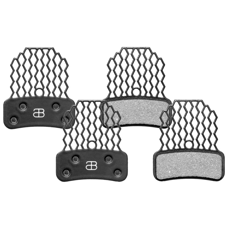 absoluteBLACK GRAPHENpads Disc Brake Pads – Shimano XTR, XT, SLX, Deore & More, High-Performance Cooling Technology