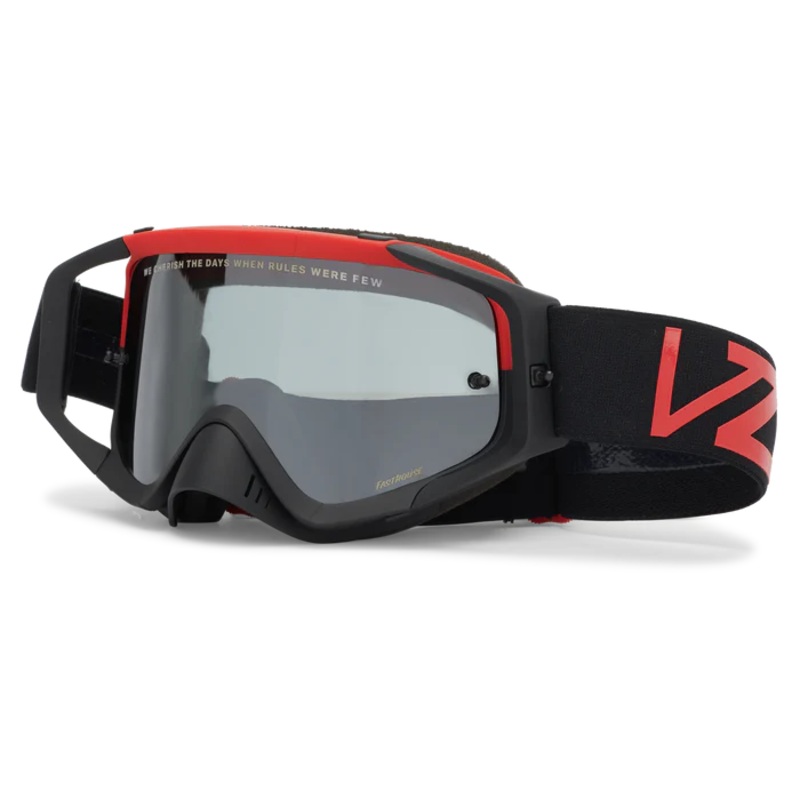 Fasthouse VonZipper Porkchop Elrod Goggle – Black-Red Black – Red