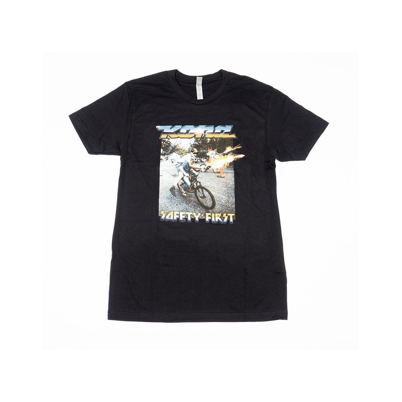 Kona Safety First Tee Shirt – Black Black Large