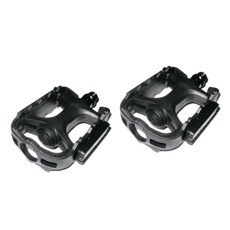 Ultracycle ATB Resin Platform Pedals – 1/2″ – Black Black 1/2″