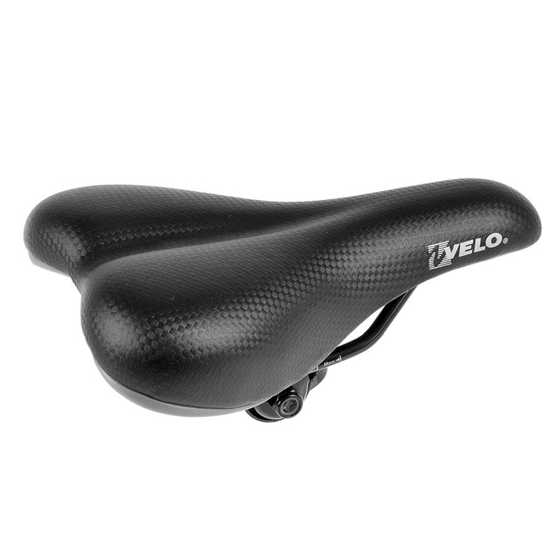 Velo Junior Comfort Saddle 227 x 145mm Black