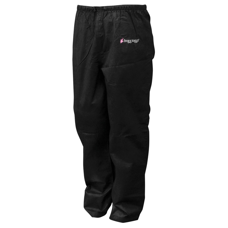 Frogg Toggs Women’s Pro Action Pant in Black, Size Large