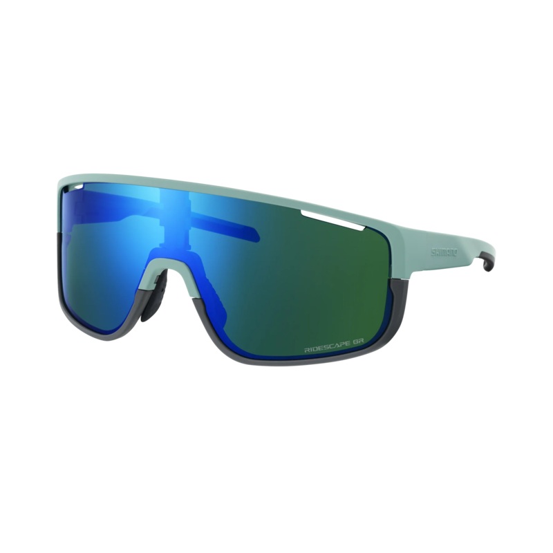 Shimano Pulsar RS Sunglasses – Gravel Lens – Sage Green Sage Green Includes PC Clear Spare Lens