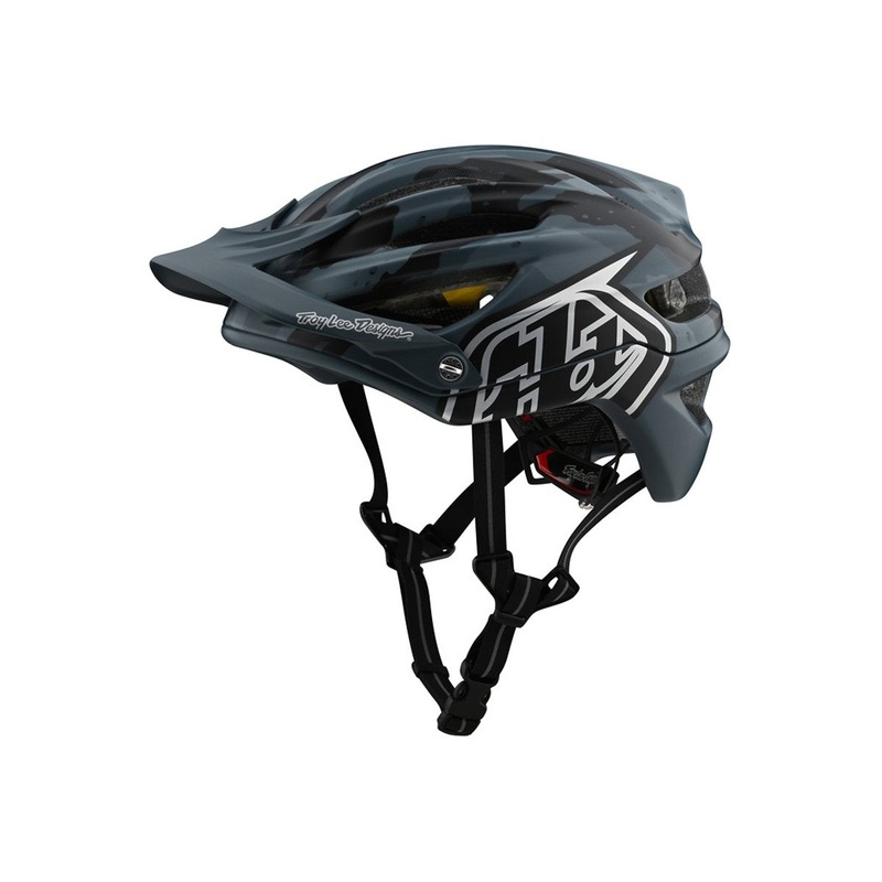 Troy Lee Designs A2 MIPS MTB Helmet – Camo – Blue – 2020 Blue Small