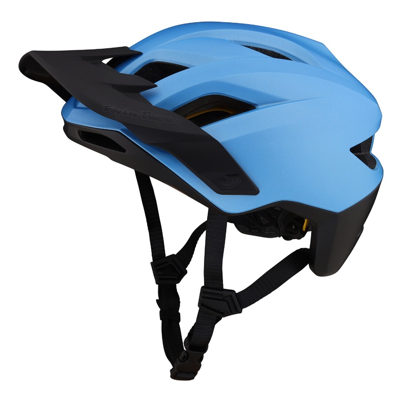 Troy Lee Designs Flowline MTB Helmet with MIPS – Orbit – Oasis Blue-Black Oasis Blue – Black X-Small/Small