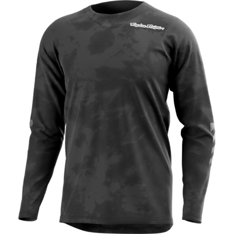 Troy Lee Designs Skyline Chill Long Sleeve MTB Jersey – Tie Dye Charcoal Tie Dye Charcoal Small