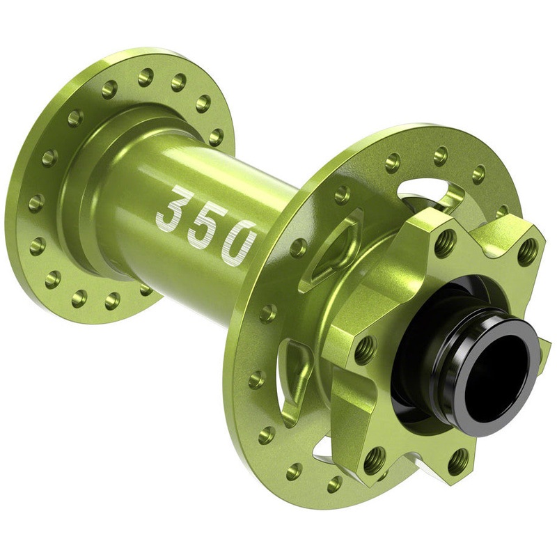 350 6-Bolt Front Hub Black/White 15 x 100mm 28h