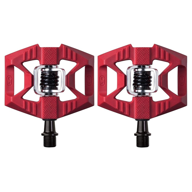 Crank Brothers Double Shot 1 Hybrid Pedals – Red Red