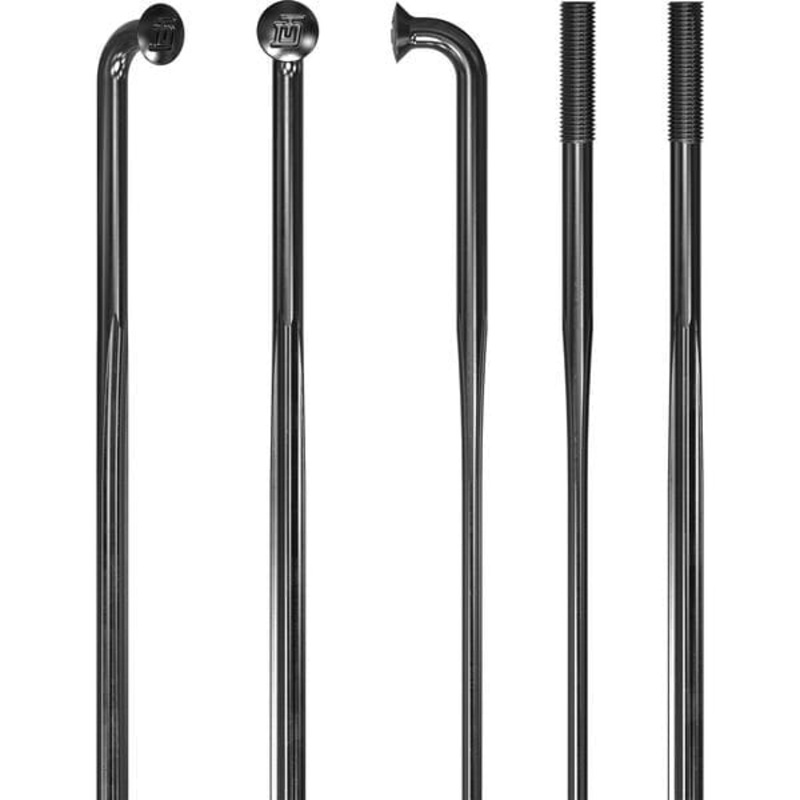 DT Swiss Revolite – J-bend – 2.0/1.3/2.3 Spokes – Black Black 274mm Each
