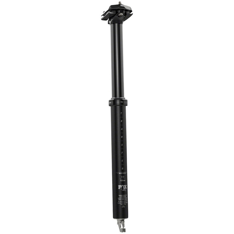 FOX Transfer Performance Elite Dropper Seatpost – 31.6 mm 210 mm Internal Routing Anodized BLK