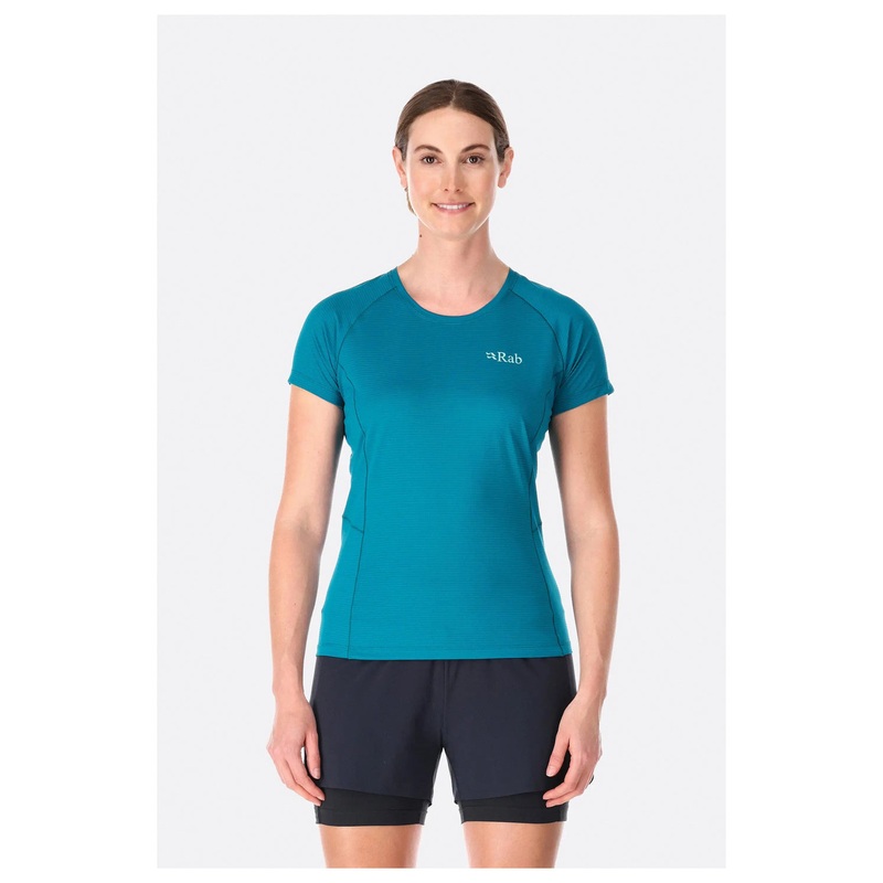 Rab Sonic Tee Women’s Ulm Lg – Lightweight and Breathable Performance Shirt for Active Women