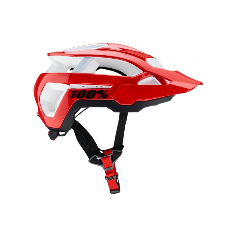 100% Altec MTB Helmet – Red Red Small/Medium