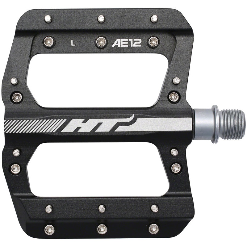 HT Components AE12 Pedals – Platform, Aluminum, 9/16″, Black
