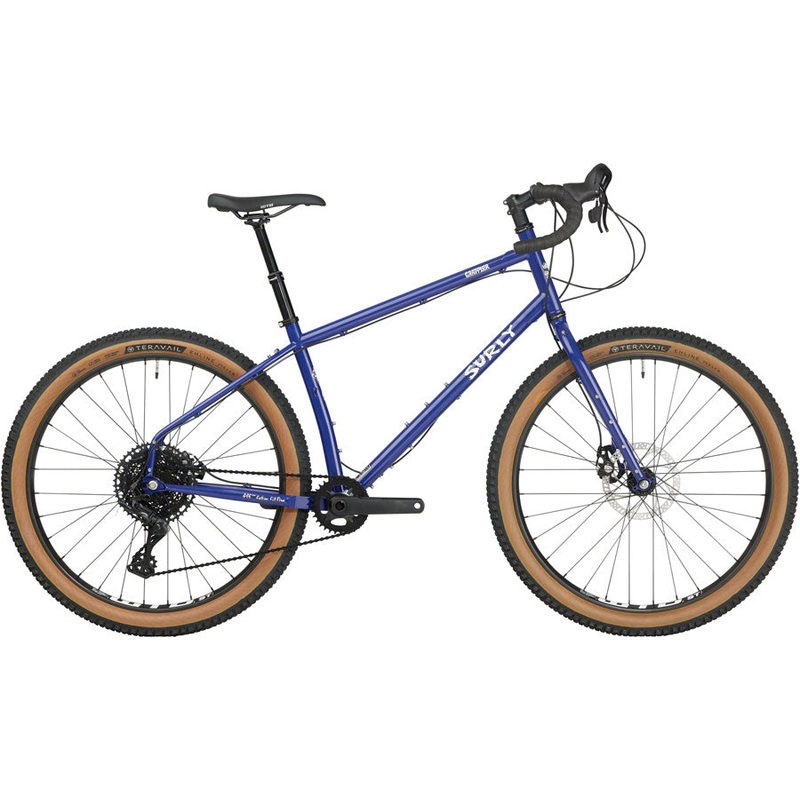 Surly Grappler Bike – 27.5, Steel, Subterranean Homesick Blue, Large
