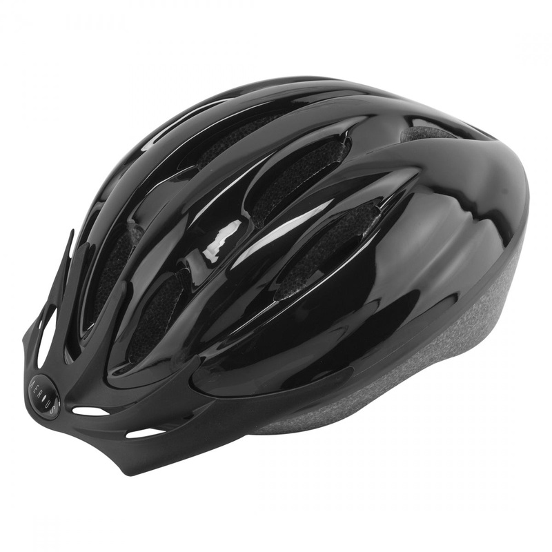 Bike Helmet Aerius V10 XL 23-1/4 to 24-3/4in (59 to 63 cm) Black All Purpose