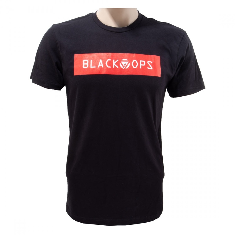 Black Ops Unisex Essential Cotton-Polyester Graphic T-Shirts | Soft, Durable, Pre-Shrunk, Lightweight, Comfortable Activewear for Cycling & Casual Wear SM
