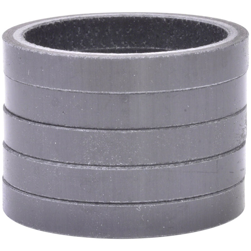 Wheels Manufacturing Carbon Headset Spacer – 1-1/8″, 5mm, Gloss, 5-pack