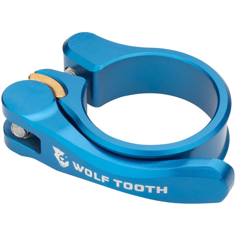 Wolf Tooth Components Quick Release Seatpost Clamp – 29.8mm Blue