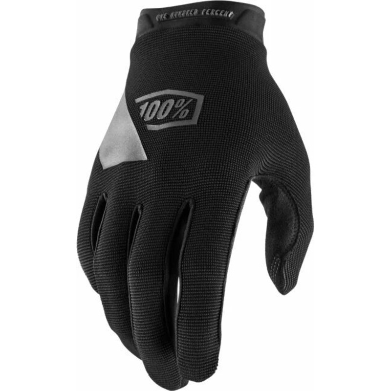 100% Ridecamp Glove – Black-Charcoal Black – Charcoal Small