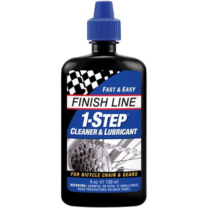 Finish Line 1-Step Cleaner and Bike Chain Lube – 4oz, Drip
