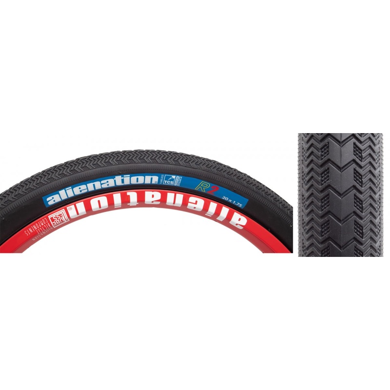 Alienation TCS R2 20×1.75 Tubeless TPI 85 Bk/Blk