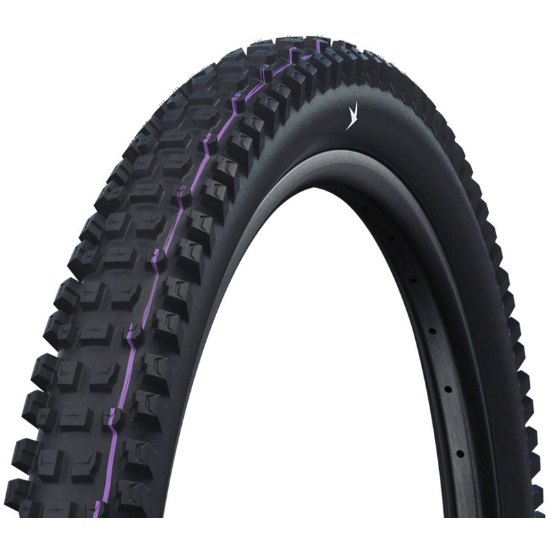 Schwalbe Albert Tire – 29 x 2.50 Tubeless Folding BLK Evolution Line Trail Pro Addix Ultra Soft Radial E-50
