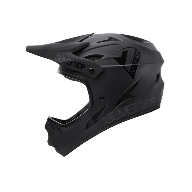 7 iDP M1 Full Face Helmet – Youth – Matt Black-Gloss Black Matt Black – Gloss Black Medium