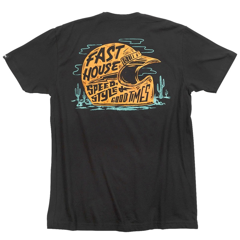 Fasthouse Dust Devil Tee – Black Black Small